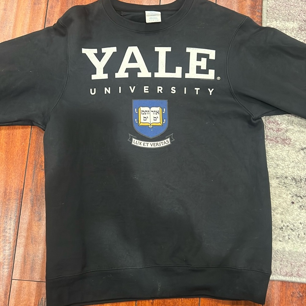 yale university unisex crewneck hoodie